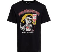 King Kerosin T-shirt classique "You'Re My Blood Type" KKI31004 S