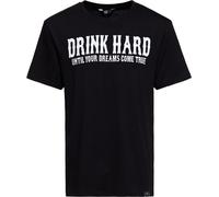 King Kerosin T-shirt Contrast Seam "Drink Hard" KKU41057 3XL