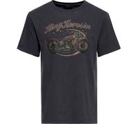 King Kerosin T-shirt délavé à l'huile "Bobber" KKI31008 S
