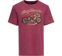 King Kerosin T-shirt délavé à l'huile "Bobber" KKI31008 XXL