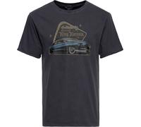 King Kerosin T-shirt délavé à l'huile "Detroit Greaser" KKI31009 S