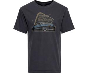 King Kerosin T-shirt délavé à l'huile "Detroit Greaser" KKI31009 S