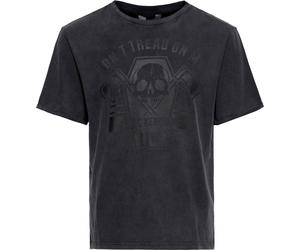 King Kerosin T-shirt lavé à l'huile "Dont Tread On Me" KKU41061 5XL