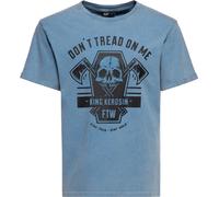 King Kerosin T-shirt lavé à l'huile "Dont Tread On Me" KKU41061 M
