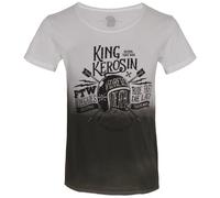 King Kerosin T-shirt Ride Fast Die Last White S