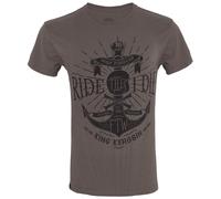 King Kerosin T-shirt Ride Till I Die Watercolour Olive S