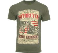 King Kerosin T-shirt San Antonio Olive S