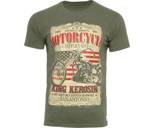 King Kerosin T-shirt San Antonio Olive S