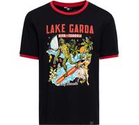 King Kerosin T-shirt Vintage Ringer "Lake Garda" KKU41055 5XL