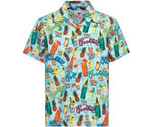 King Kerosin Tiki Cocktails Chemise à manches courtes, taille 2XL pour homme