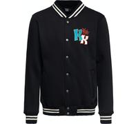 King Kerosin Tiki Surfers Veste de sweat College Noir M