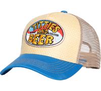 King Kerosin Titties & Beer, capuchon Taille Unique Beige/Bleu Beige/Bleu