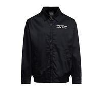 King Kerosin Veste gabardine pour homme | Kustom Kulture | 50S | Bakersfield | Rockabilly | Biker | Veste mi-saison | culte | Vintage | Rétro | Veste Kustom Kulture, Noir , XXXXL