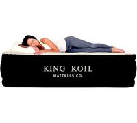 King Koil California King Raised air Matelas avec intégré 120v AC Haute capacité Interne Pompe Comfort Quilt Top Tout Premier King Cal airbed Roi pour la Maison Camping Voyage Garantie 1 an