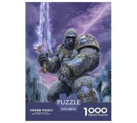 King Kong 1000 Pièce Puzzle Jeu De Famille Classique Jigsaw Puzzle Défi Couleur pour Adultes Et Enfants 52x38cm/1000pcs