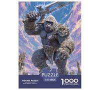 King Kong 1000 Pièces Puzzle Jeu ÉduChatif Classique Jigsaw Puzzles Jeu De Défi Unique pour Cadeaux De Voyage, Présent 38x26cm/1000pcs