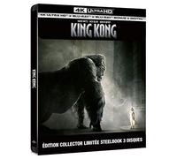 King Kong - 4k Ultra Hd + Blu-Ray + Blu-Ray Bonus - Édition Boîtier Steelbook