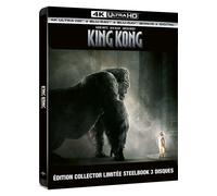 King Kong - 4k Ultra Hd + Blu-Ray + Blu-Ray Bonus - Édition Boîtier Steelbook