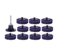 King Kong Lot de 10 disques abrasifs à changement rapide de 50 mm pour meuleuse d'angle, compatibles avec le métal, le bois, la fibre de verre, résistant à l'eau et polissage à faible bruit Violet