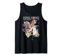 King Kong Skull Island X Mitsume Anime Manga Kaiju Cyberpunk Débardeur