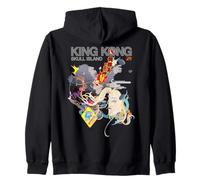 King Kong Skull Island X Mitsume Manga animé Cyberpunk Kaiju Sweat à Capuche