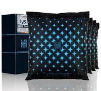 King Kong State Lot de 4 coussins déshumidificateurs de voiture 500 g avec rembourrage anti-buée réutilisable antidérapant en silicone magique idéal pour les compartiments de portière de voiture