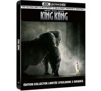 King Kong - 4k Ultra Hd + Blu-Ray + Blu-Ray Bonus - Édition Boîtier Steelbook