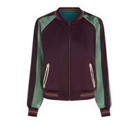 King Louie - Bomber Dusk Satin - Femme - Vestes - Violet - Taille: 38 FR