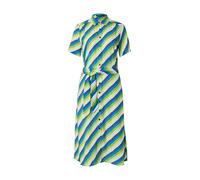 King Louie Robe-chemise 'Olive' bleu / pétrole / menthe / kiwi, Taille 38