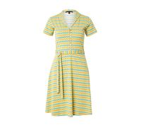 King Louie Robe d’été 'Emmy' beige / curry / pétrole, Taille 40