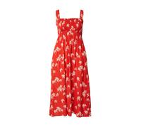 King Louie Robe d’été 'Luisella' rouge / blanc, Taille 40
