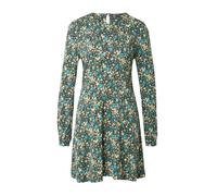 King Louie Robe 'Polly La Sarre' bleu cyan / vert / noir / blanc, Taille 42