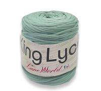 KING LYCRA LaneWorld KL45 Ruban en coton pour sacs à crochet, 550-750 g, fil doux pour crochet et tricot, lot de 1/3/6 pièces