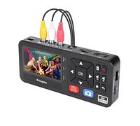King Ma Numériseur vidéo, avec écran de 3 pouces, résolution 1080P, 30 FPS, conversion numérique de VHS, RCA, VCR, DVD, Hi8, caméras vidéo, jeux, stockage via TF/SD/USB (AV)