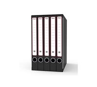 KING MEC Gruppi di classificatori ad anelli Rexel - Sestetto - 23,5x35x26 cm - 2 - 3,3 cm - nero - GKM6200 Carton Noir fichier - Fichiers (Carton, Noir, A4, 235 mm, 260 mm, 350 mm)