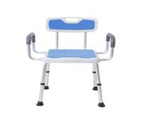 King Mills Chaise de douche extra large pour personnes âgées et handicapées avec coussinets antidérapants, chaise de bain pour personnes âgées, grandes et grandes