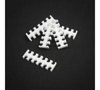 King Mod Service 12-slot Kabelkamm 4mm Groß - Weiß - 5er Set