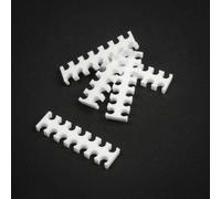 King Mod Service 14-slot Kabelkamm 4mm Groß - Weiß - 5er Set