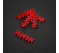 King Mod Services 12-Slot de 5 Peigne de câbles 3 mm Rouge