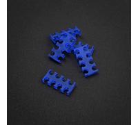 King Mod Services - 8-Slot Kabelkamm 4mm Gros - Blau - 5er Set