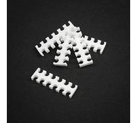 King Mod Services Modèle du produit : 12-Slot Kabelkamm 4mm large - blanc - 5er Set G