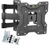 King Mount Support TV mural KG-1027 | 15" - 48" | Vesa 100x100 - 200x200 | 35 kg | Noir