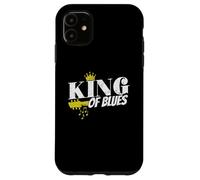 King of Blues Musique Trompette Chanteur Coque pour iPhone 11