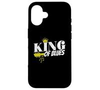 King of Blues Musique Trompette Chanteur Coque pour iPhone 16