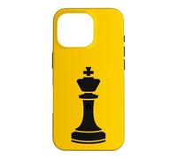 King of Chess | Minimal Graphic Balance Coque pour iPhone 16 Pro