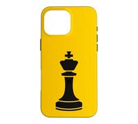 King of Chess | Minimal Graphic Balance Coque pour iPhone 16 Pro Max
