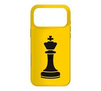 King of Chess | Minimal Graphic Balance Coque pour iPhone 17 Pro Max