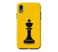 King of Chess | Minimal Graphic Balance Coque pour iPhone XR