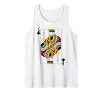 King of Clubs Carte de Poker Blackjack Débardeur