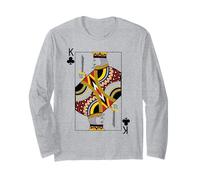 King of Clubs Carte de Poker Blackjack Manche Longue